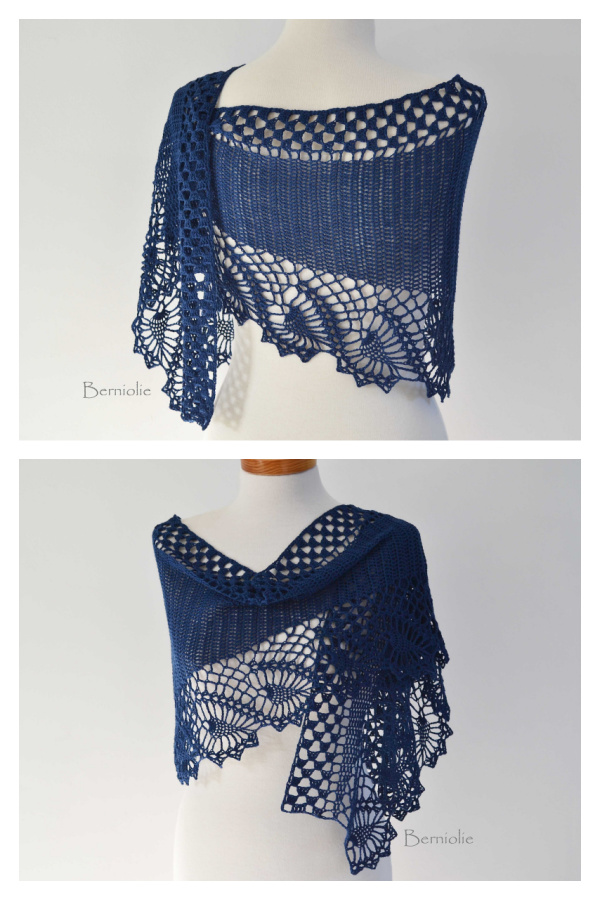 Oswin Lace Shawl Crochet Pattern