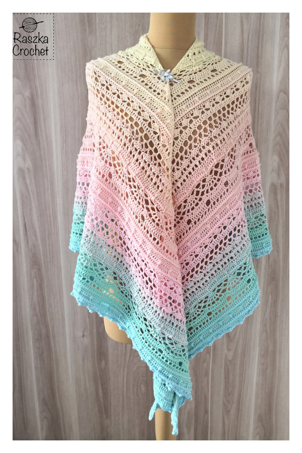 SisLove Shawl Free Crochet Pattern