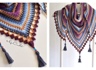 Taiga Shawl Free Crochet Pattern Taiga Shawl Free Crochet Pattern