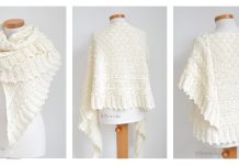 Textured Shawl Wrap Crochet Pattern Textured Shawl Wrap Crochet Pattern