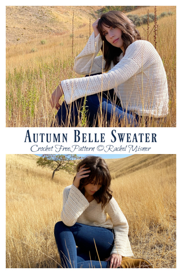 Autumn Belle Sweater Free Crochet Pattern