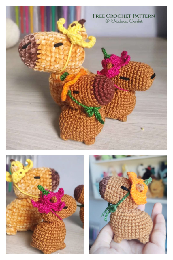 Amigurumi Tapioca the Capybara FREE Crochet Pattern