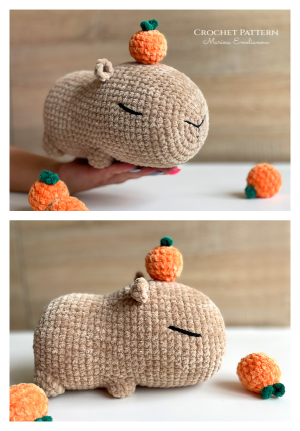 Amigurumi Capybara Crochet Pattern