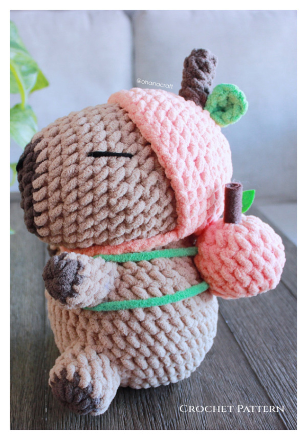 Amigurumi Chubby Capybara Crochet Pattern