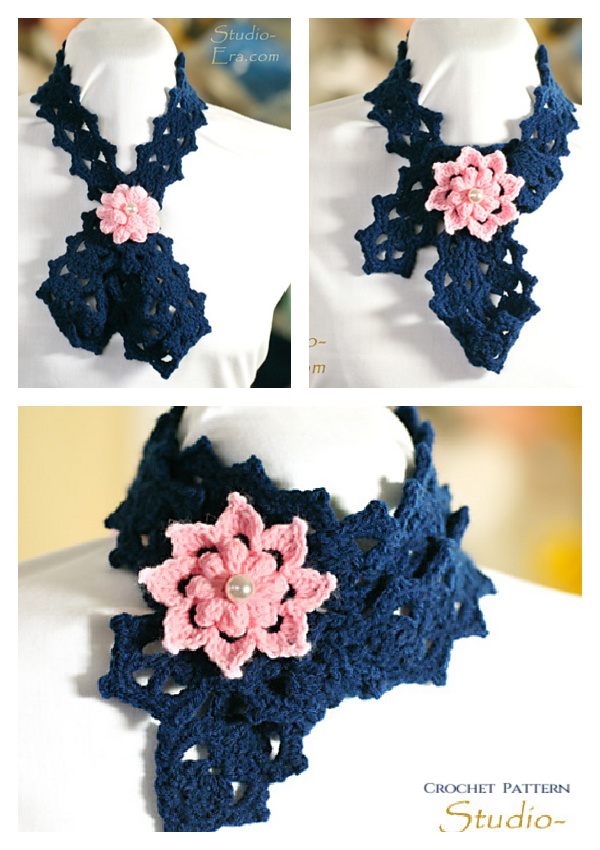 Skinny Neck Tie Scarf Crochet Pattern