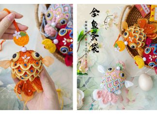GoldFish Egg Pouch Bag Free Crochet Pattern GoldFish Egg Pouch Bag Free Crochet Pattern