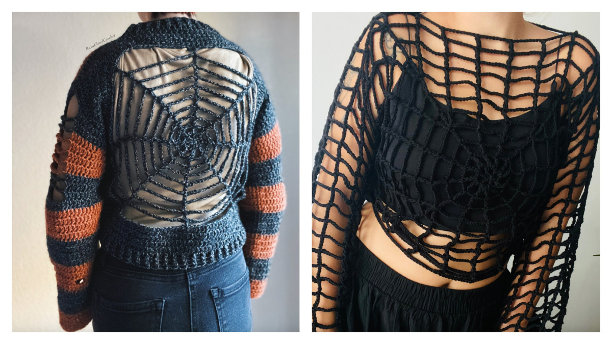 Halloween Sweater Tops Crochet Patterns DIY Magazine