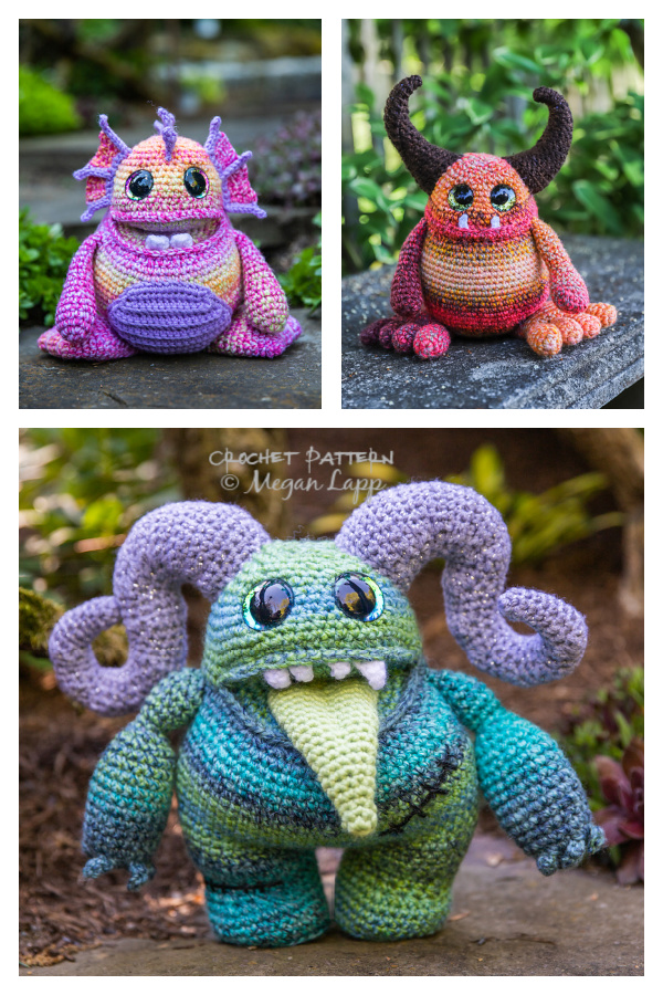 Megan's Monster Body Amigurumi Crochet Patterns