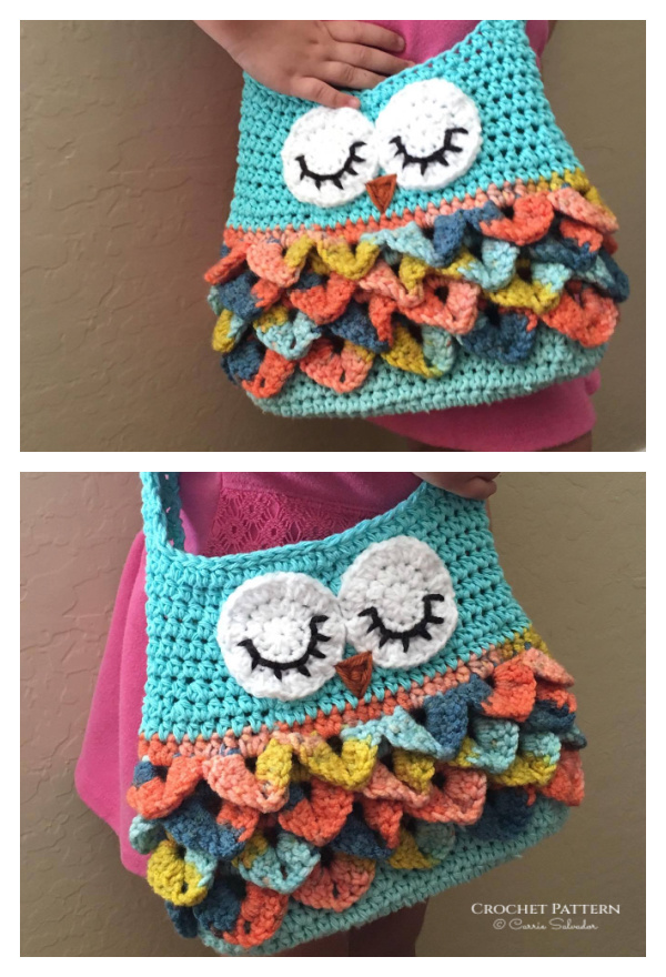 Fancy Feathers Owl Purse Crochet Pattern