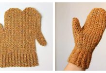 The Easiest One Piece Mittens Free Crochet Pattern The Easiest One Piece Mittens Free Crochet Pattern Video Tutorial