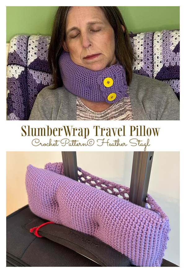 SlumberWrap Travel Pillow Crochet Pattern