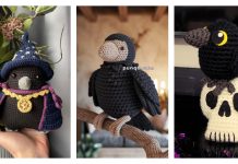 Crochet Bird Crow Amigurumi Free Patterns Crochet Bird Crow Amigurumi Free Patterns
