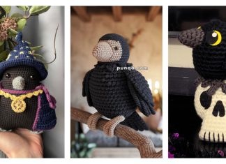 Crochet Bird Crow Amigurumi Free Patterns Crochet Bird Crow Amigurumi Free Patterns