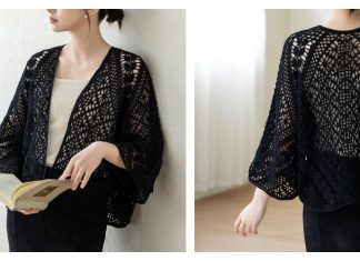 Ziqi Lace Cardigan Free Crochet Pattern Ziqi Lace Cardigan Free Crochet Pattern + Video