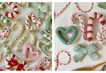 Candy Cane Christmas Ornament Crochet Patterns Candy Cane Christmas Ornament Crochet Patterns