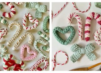Candy Cane Christmas Ornament Crochet Patterns Candy Cane Christmas Ornament Crochet Patterns
