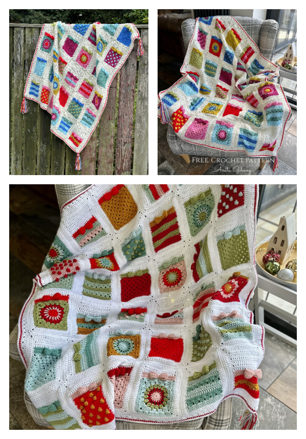 The Gift of Christmas CAL Blankets FREE Crochet Pattern