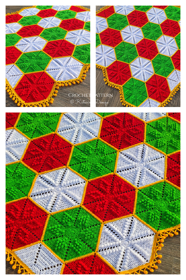 Christmas Mood Blanket Crochet Pattern