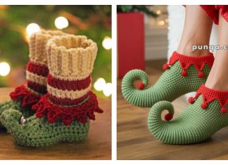 10+ Christmas Elf Slippers Free Crochet Patterns & Paid Christmas Elf Slippers Free Crochet Patterns