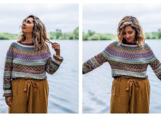 Mosaic Jumper Pullover Sweater Crochet Pattern Mosaic Jumper Pullover Sweater Crochet Pattern