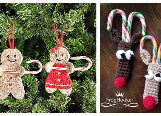 Last Minute Candy Cane Holder Crochet Patterns Last Minute Candy Cane Holder Crochet Patterns