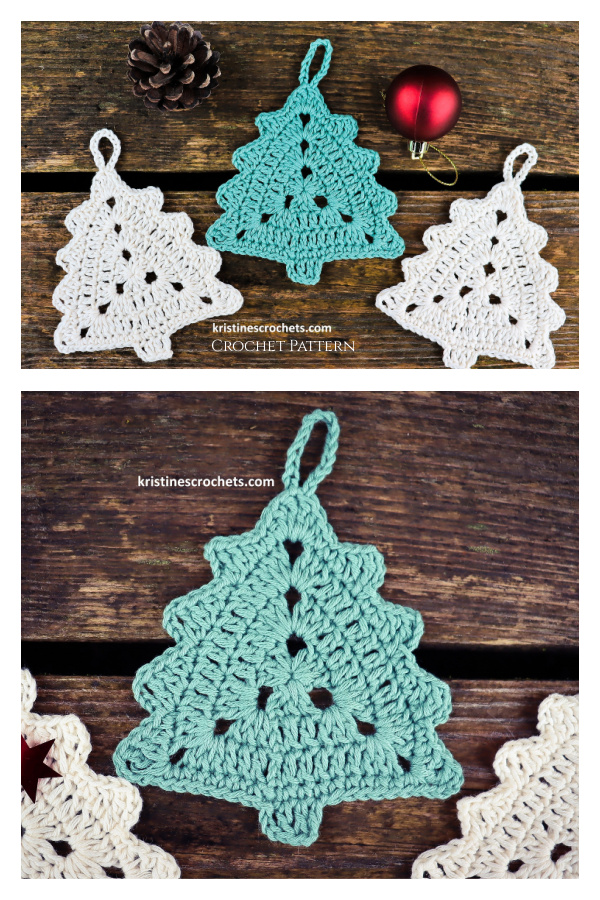 Christmas Tree Ornament Crochet Pattern