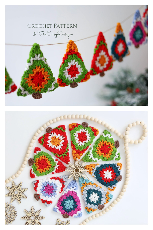 30 minutes JOLLY Christmas Tree Crochet Pattern