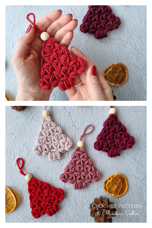 Jasmine Christmas Tree Ornament Crochet Pattern