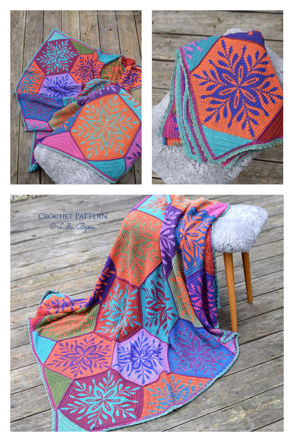 Paint the Snow Blanket Crochet pattern