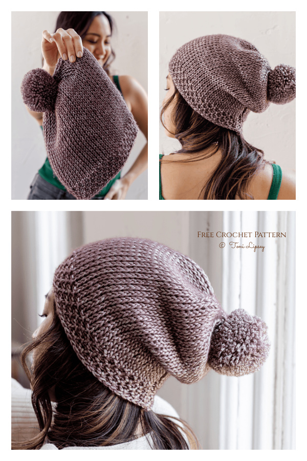 Winterberry Beanie Hat Free Crochet Pattern