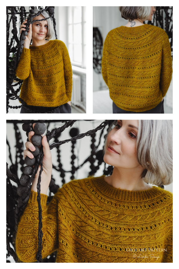 Zelts Sweater Crochet Pattern