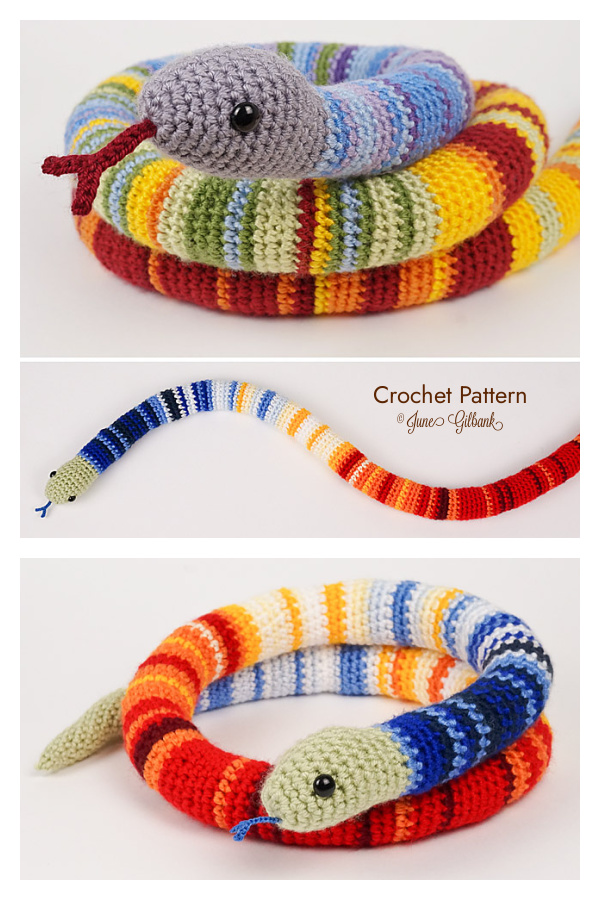 Crochet Temperature Snake Amigurumi Pattern