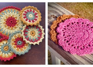Easy Spring Coaster Free Crochet Patterns Easy Spring Coaster Free Crochet Patterns