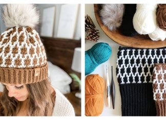 Modish Mosaic Hat Crochet Free Pattern Modish Mosaic Hat Crochet Free Pattern