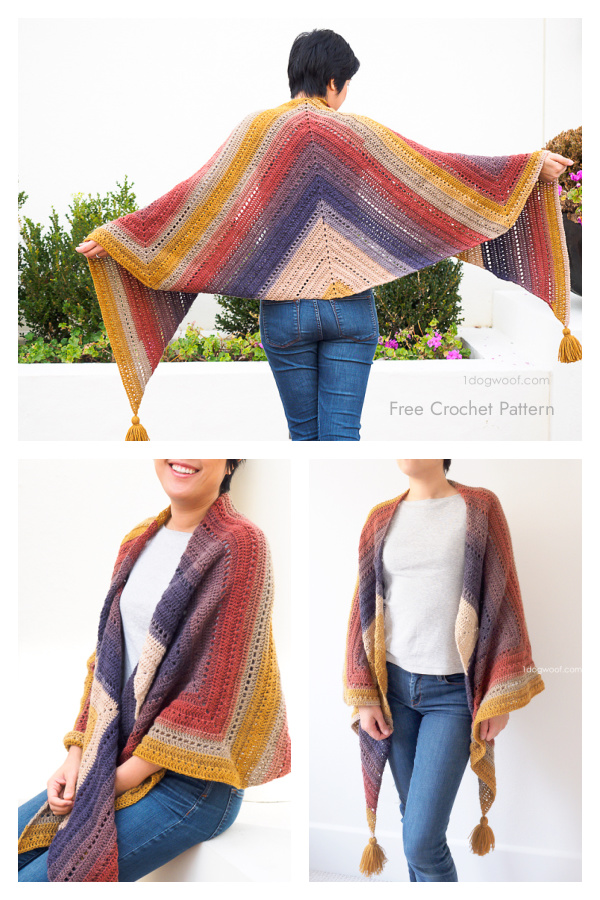 The Adirondack Wrap Free Crochet Pattern