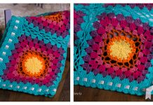 Solstice Sun Rising Lace Square Free Crochet Pattern Solstice Sun Rising Lace Square Free Crochet Pattern