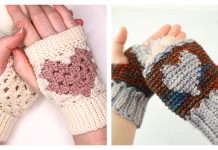 Valentine Heart Gloves Crochet Patterns Valentine Heart Gloves Crochet Patterns