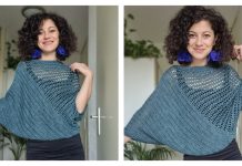 Be Glam Poncho Blouse Free Crochet Pattern Be Glam Poncho Blouse Free Crochet Pattern