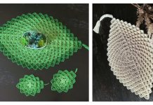 Petiole Doily Coaster Crochet Pattern Petiole Doily Coaster Crochet Pattern