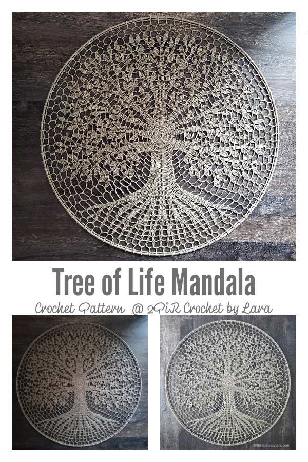 Tree of Life Mandala Crochet Patterns