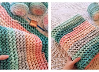 Zigzag Waffle Blanket Crochet Pattern Zigzag Waffle Blanket Crochet Pattern