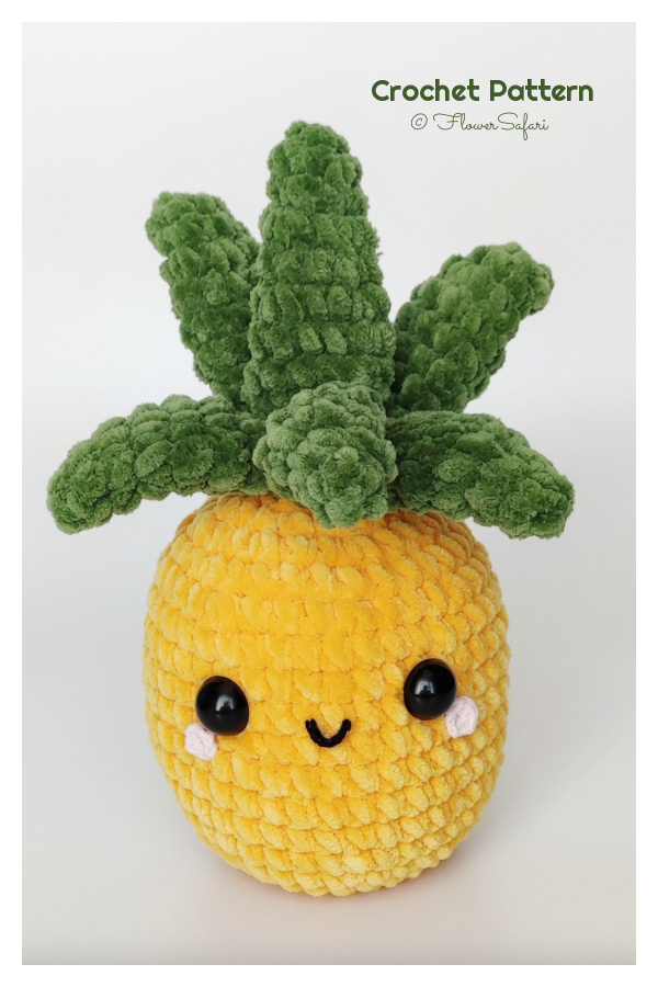 Amigurumi Low Sew Pineapple Crochet Pattern