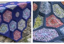 Brioche Coral Story Blanket Crochet Pattern Brioche Coral Story Blanket Crochet Pattern