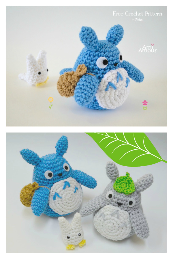 Crochet Totoro Amigurumi Free Pattern