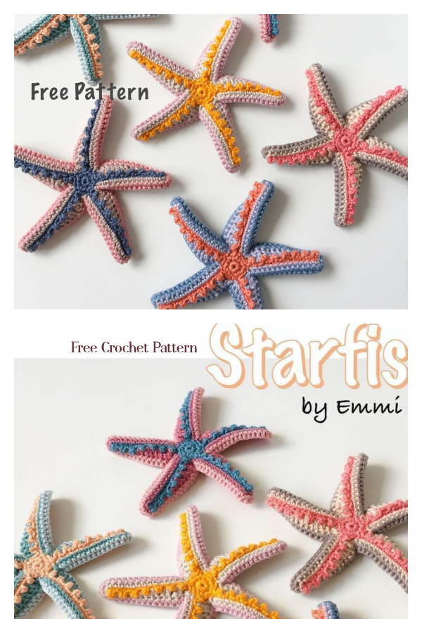 Amigurumi Sea Star Free Crochet Patterns