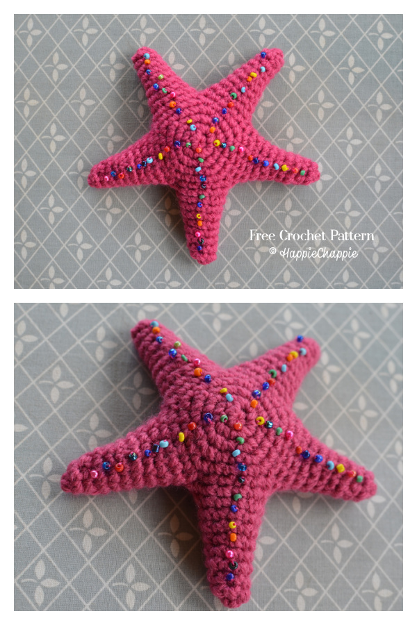 Amigurumi Starfish Free Crochet Pattern
