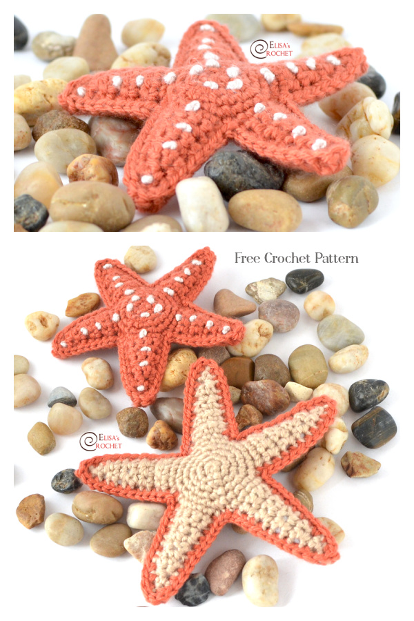 Amigurumi Sea Stars Free Crochet Pattern