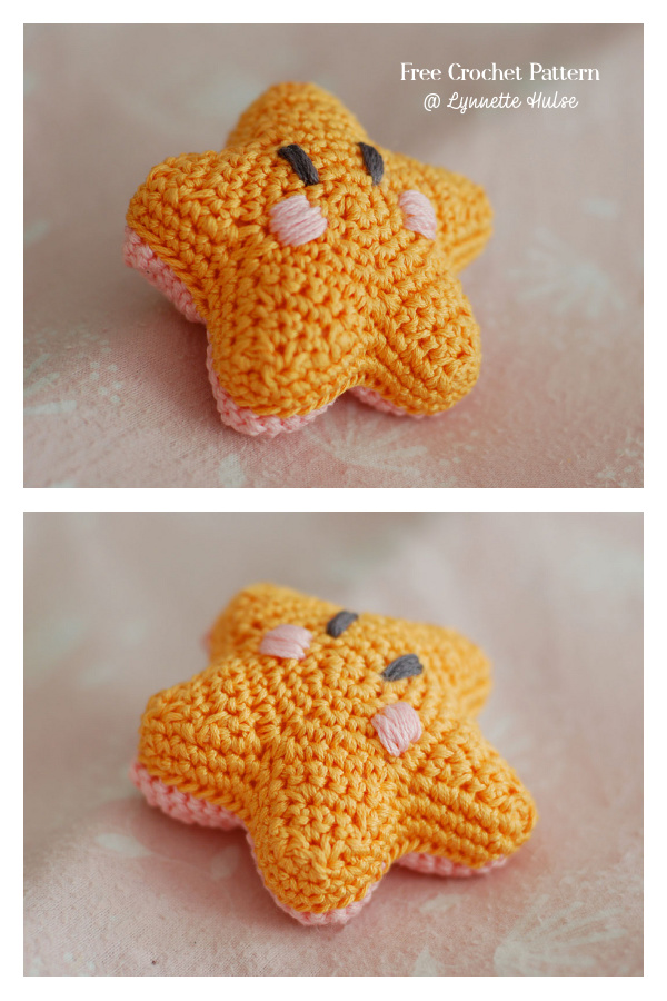 Amigurumi Bashful Starfish Free Crochet Pattern