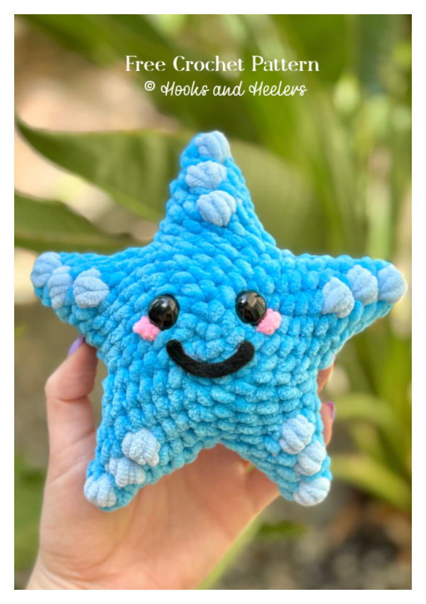Amigurumi No-Sew Starfish Free Crochet Pattern