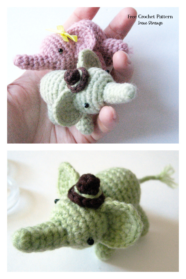 Crochet Percy The Elephant Elephant Amigurumi Free Patterns